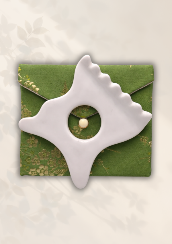 3 in 1 Gua Sha en céramique